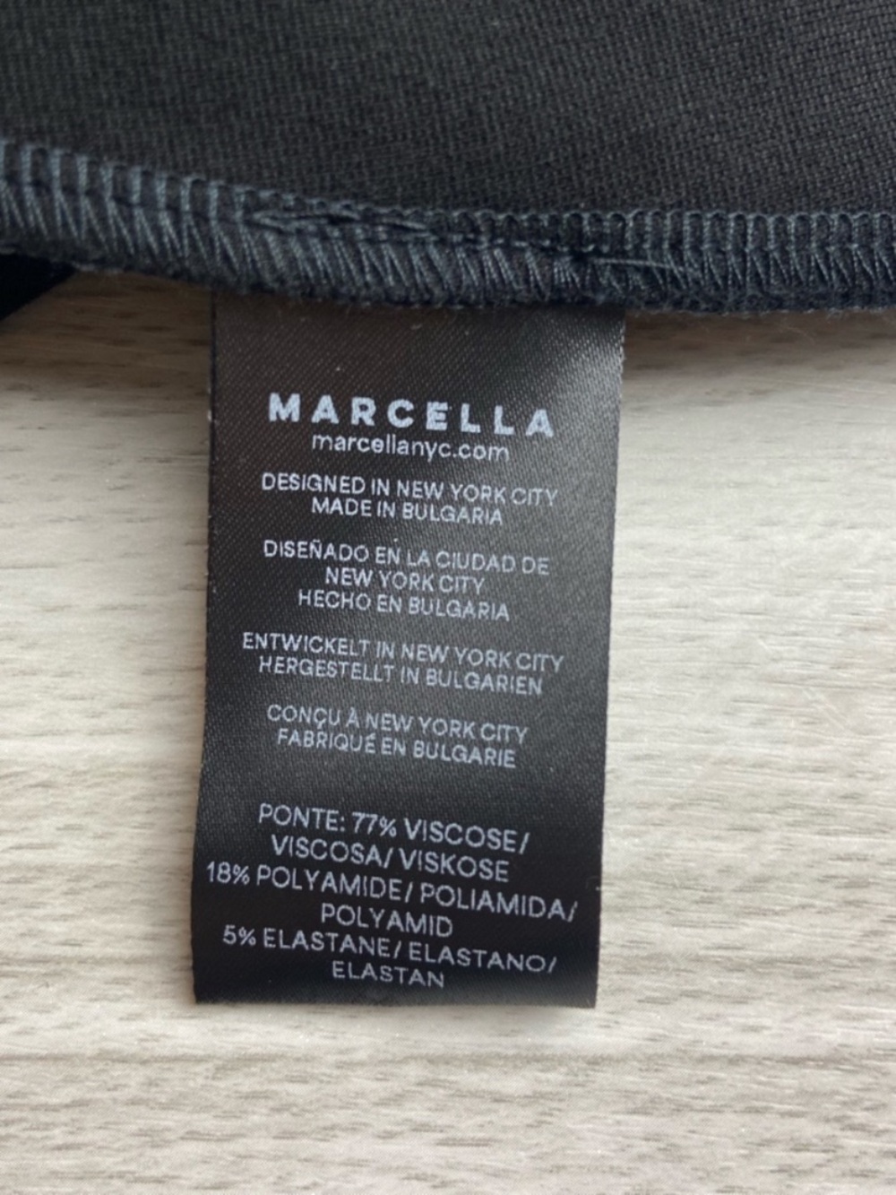 Marcella NYC Valeria DressEuropean Ponte One Shoulder Gown Maxi Size Medium - Picture 14 of 14